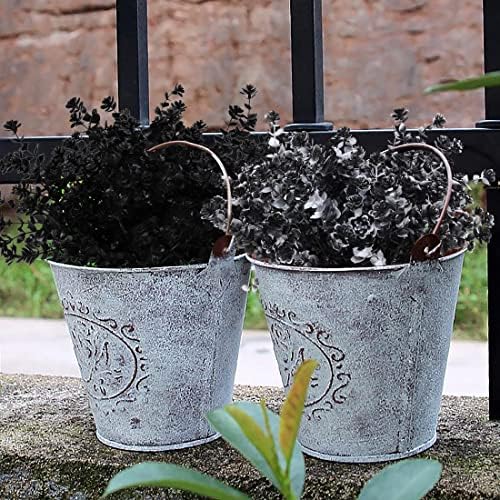 RECUTMS Black Artificial Flowers,12Pc Fake Fall Outdoor UV Resistant Plants - Image 6