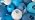 24pcs Hanging Round Paper Lanterns Blue Party Decorations - Image 7