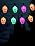 10.5FT Halloween Skull String Lights, 10 LED Multicolor Skeleton Plug in - Image 7
