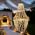 Solar Hanging Crystal Chandelier Outdoor Decorative Garden Light - Image 7